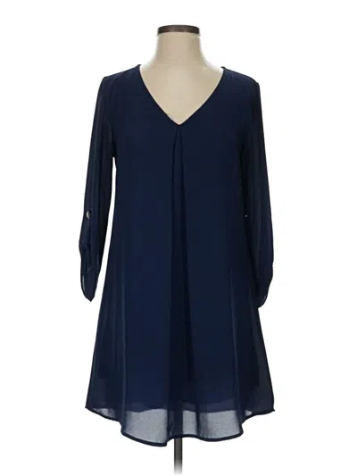 Pre-owned Lush Casual Dress In Blue