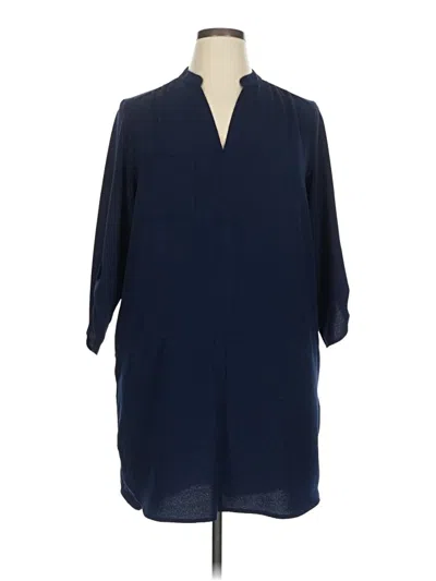 Pre-owned Lush Casual Dress In Blue