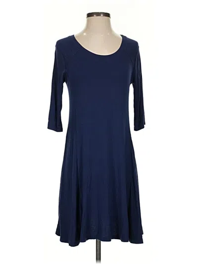 Pre-owned Lush Casual Dress In Blue