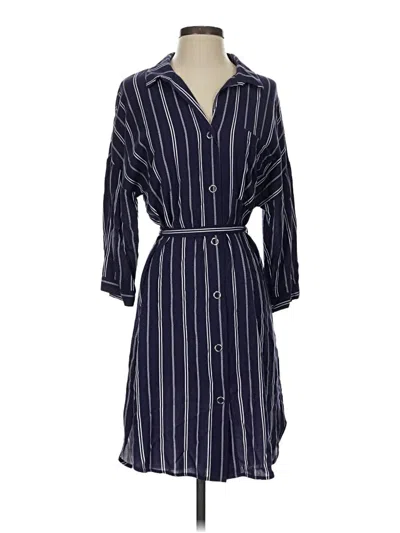 Lush Casual Dress In Blue