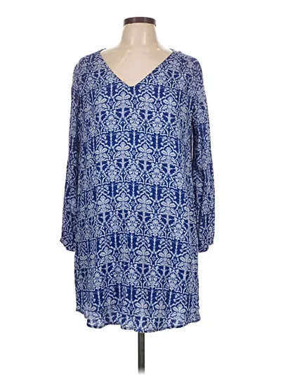 Pre-owned Lush Casual Dress In Blue
