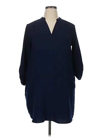Pre-owned Lush Casual Dress In Blue