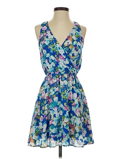 Pre-owned Lush Casual Dress In Blue