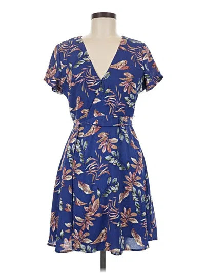 Pre-owned Lush Casual Dress In Blue