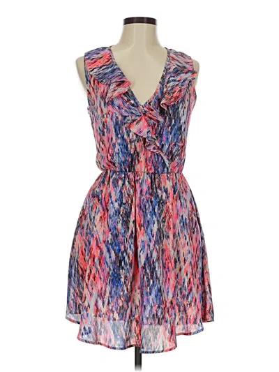 Pre-owned Lush Casual Dress In Blue