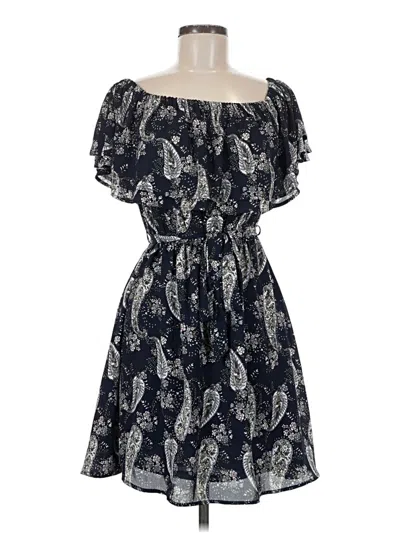 Pre-owned Lush Casual Dress In Blue