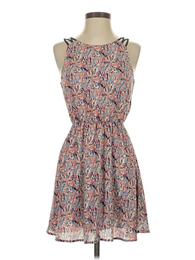 Pre-owned Lush Casual Dress In Blue