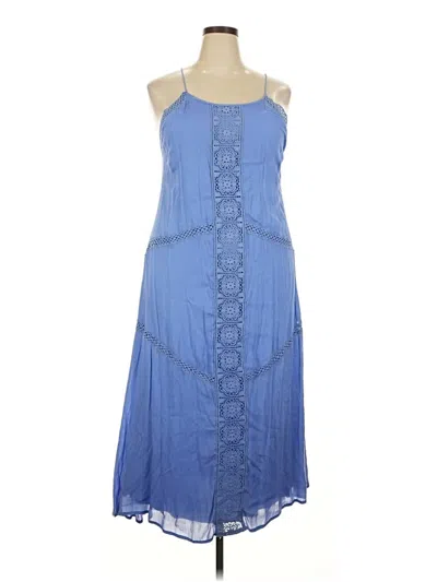 Pre-owned Lush Casual Dress In Blue