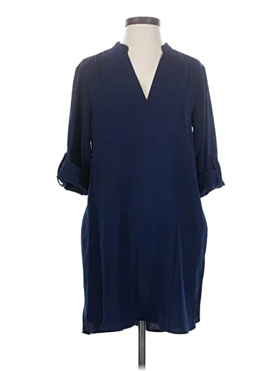 Pre-owned Lush Casual Dress In Blue