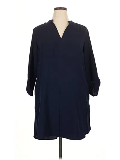 Pre-owned Lush Casual Dress In Blue