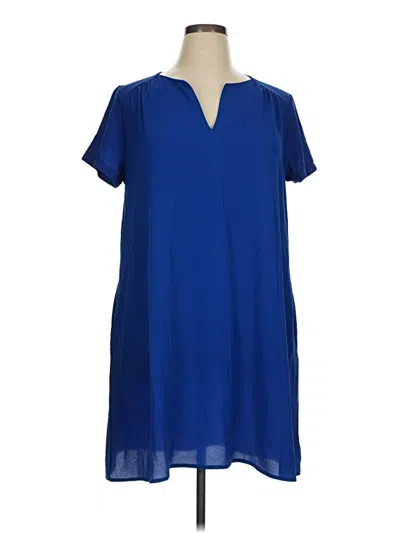 Lush Casual Dress In Blue