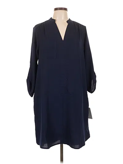 Pre-owned Lush Casual Dress In Blue