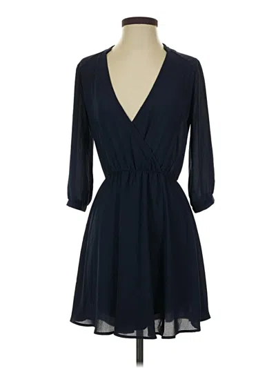 Pre-owned Lush Casual Dress In Blue