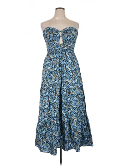 Pre-owned Lush Casual Dress In Blue