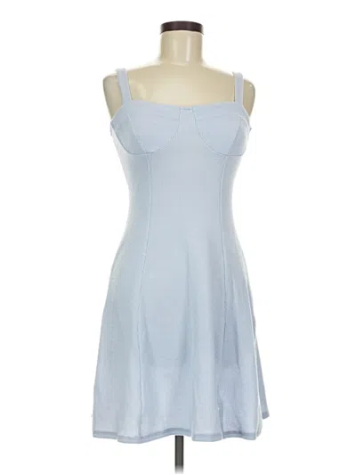 Pre-owned Lush Casual Dress In Blue