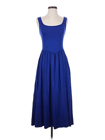Pre-owned Lush Casual Dress In Blue