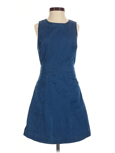Pre-owned Lush Casual Dress In Blue