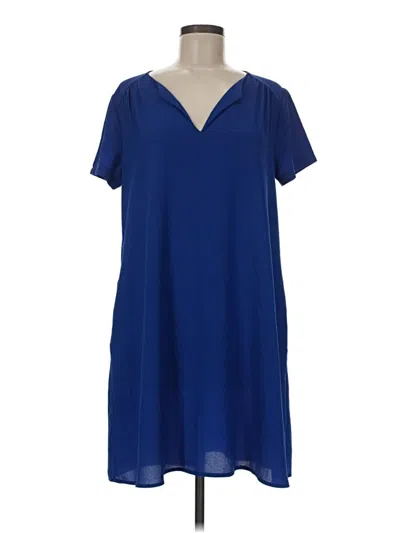 Pre-owned Lush Casual Dress In Blue