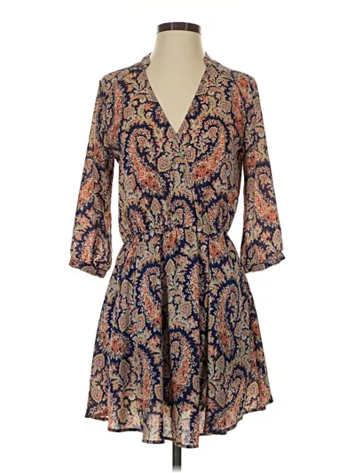 Pre-owned Lush Casual Dress In Blue