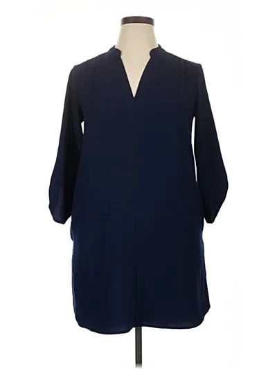 Pre-owned Lush Casual Dress In Blue