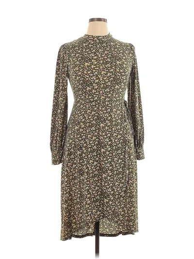 Pre-owned Lush Casual Dress In Brown