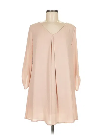 Pre-owned Lush Casual Dress In Brown