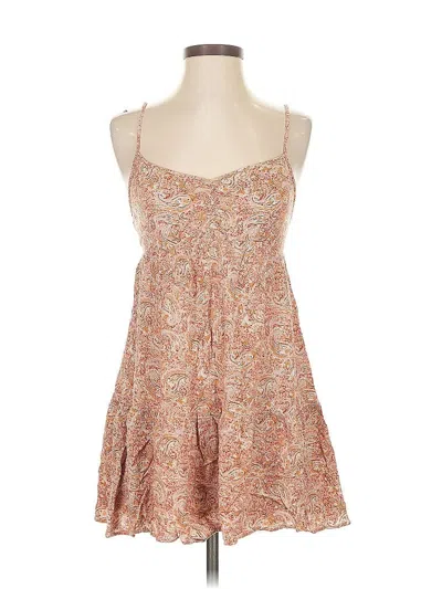 Pre-owned Lush Casual Dress In Brown