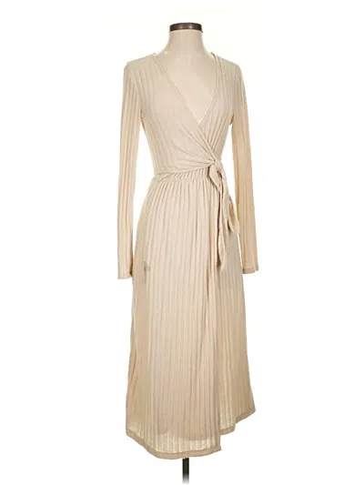 Pre-owned Lush Casual Dress In Brown