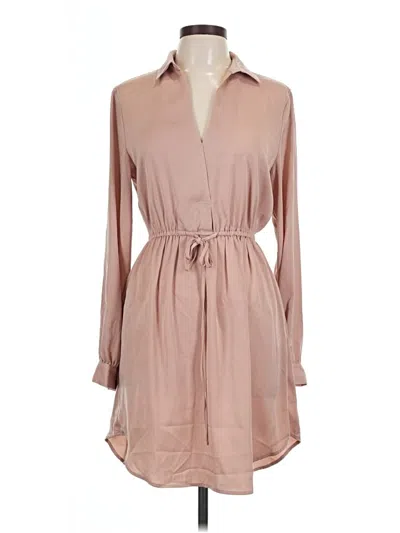 Pre-owned Lush Casual Dress In Brown