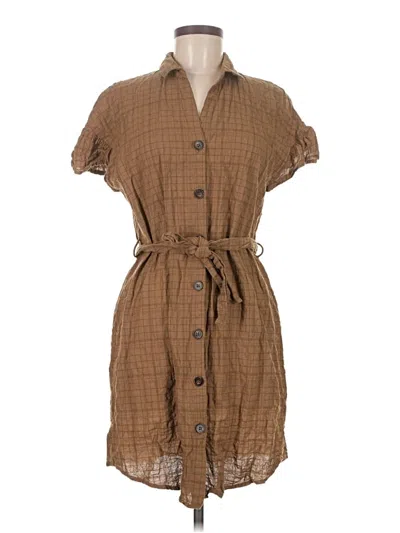 Pre-owned Lush Casual Dress In Brown