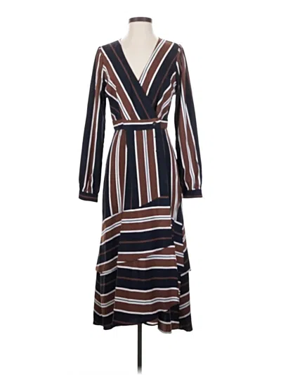 Pre-owned Lush Casual Dress In Brown