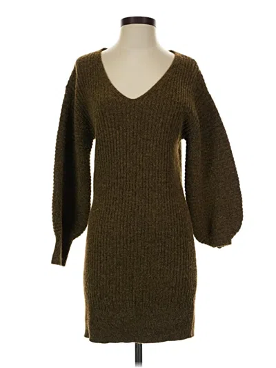 Pre-owned Lush Casual Dress In Brown