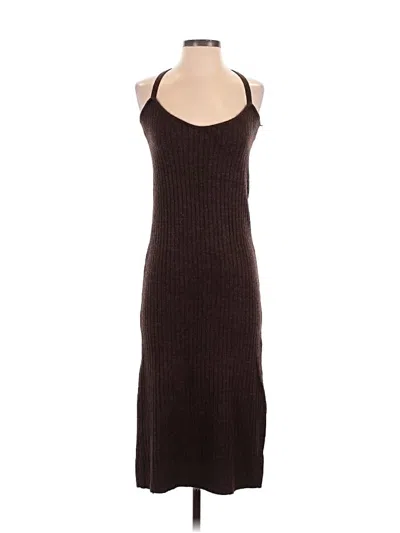 Pre-owned Lush Casual Dress In Brown