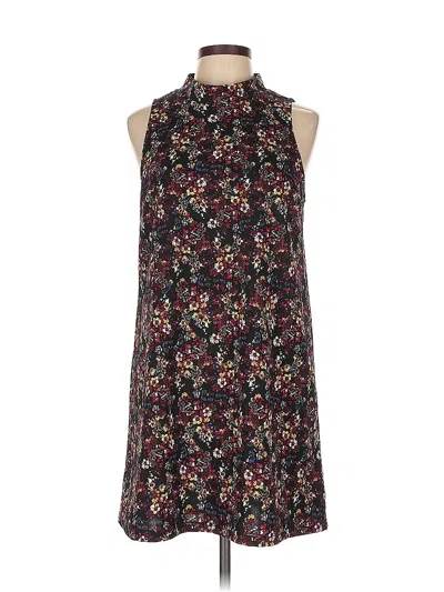Pre-owned Lush Casual Dress In Burgundy