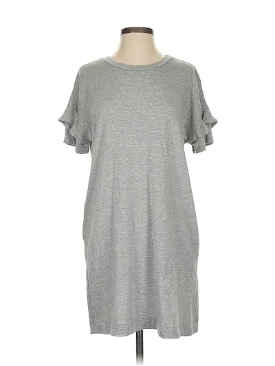 Lush Casual Dress In Gray