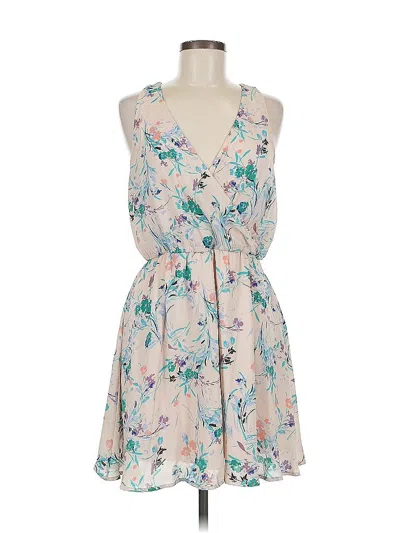 Pre-owned Lush Casual Dress In Gray