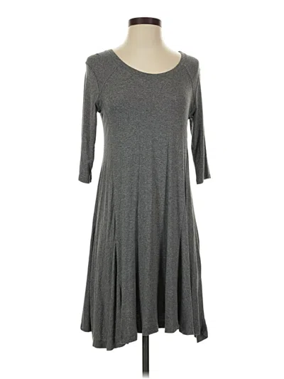 Pre-owned Lush Casual Dress In Gray