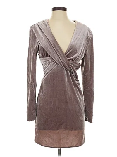 Pre-owned Lush Casual Dress In Gray