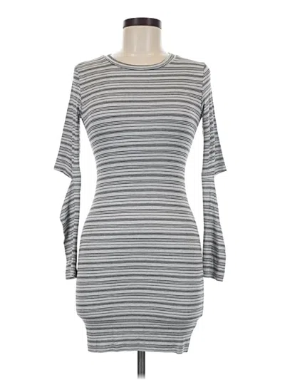 Pre-owned Lush Casual Dress In Gray