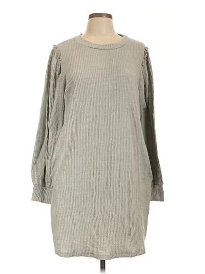 Pre-owned Lush Casual Dress In Gray