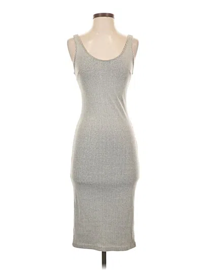 Pre-owned Lush Casual Dress In Gray