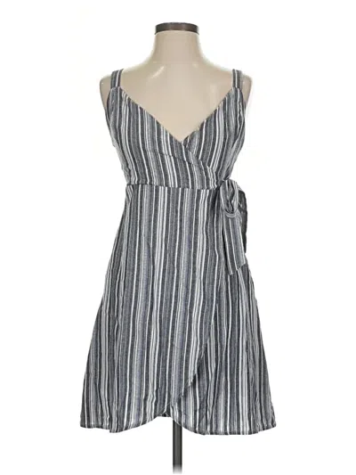 Pre-owned Lush Casual Dress In Gray