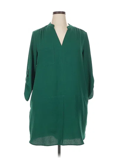 Pre-owned Lush Casual Dress In Green