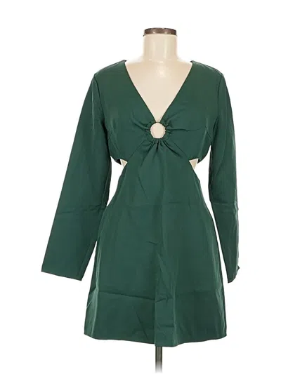 Pre-owned Lush Casual Dress In Green