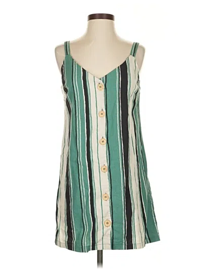 Pre-owned Lush Casual Dress In Green