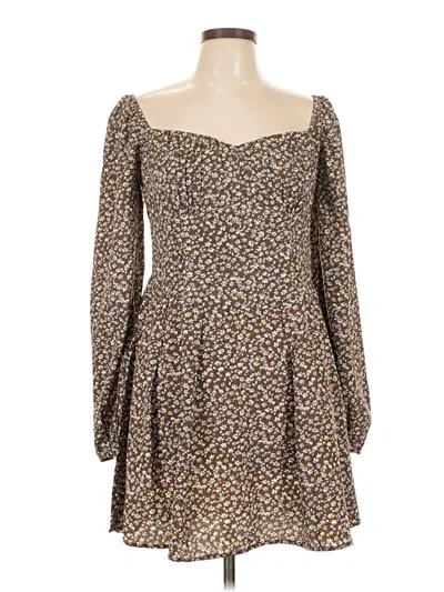 Pre-owned Lush Casual Dress In Green