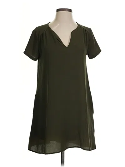 Pre-owned Lush Casual Dress In Green