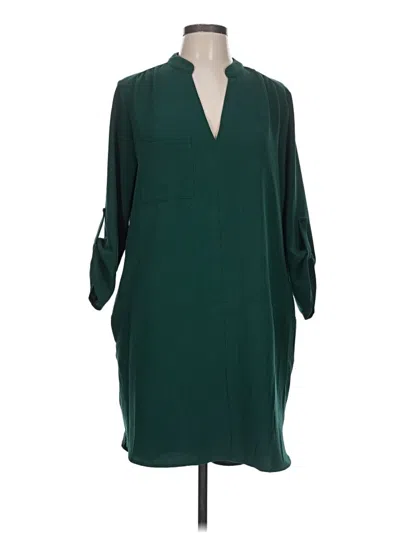 Pre-owned Lush Casual Dress In Green