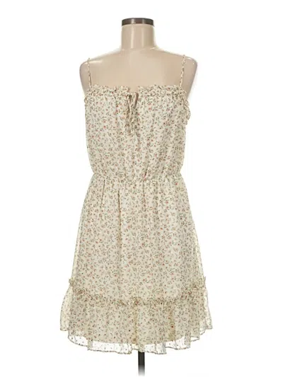 Pre-owned Lush Casual Dress In Ivory
