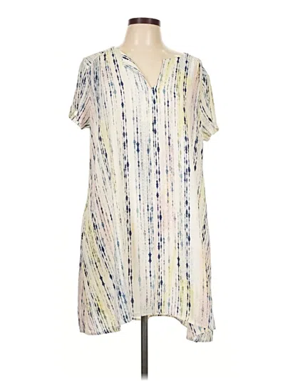 Lush Casual Dress In Ivory